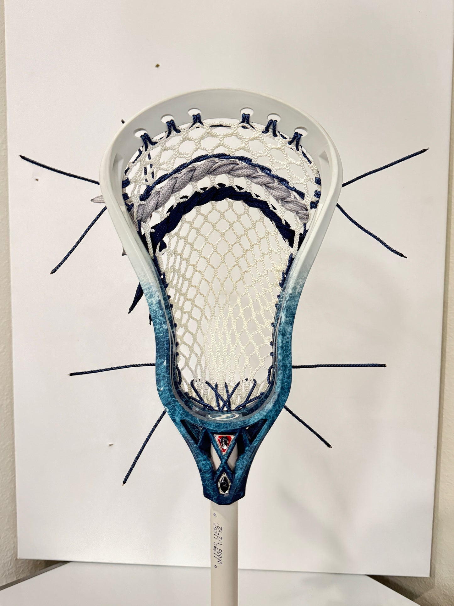 Signature Contract Pro Defense | Tampa Bay Lightning Bottom Fade + Marbling + Logo | 10D Mesh | Strung