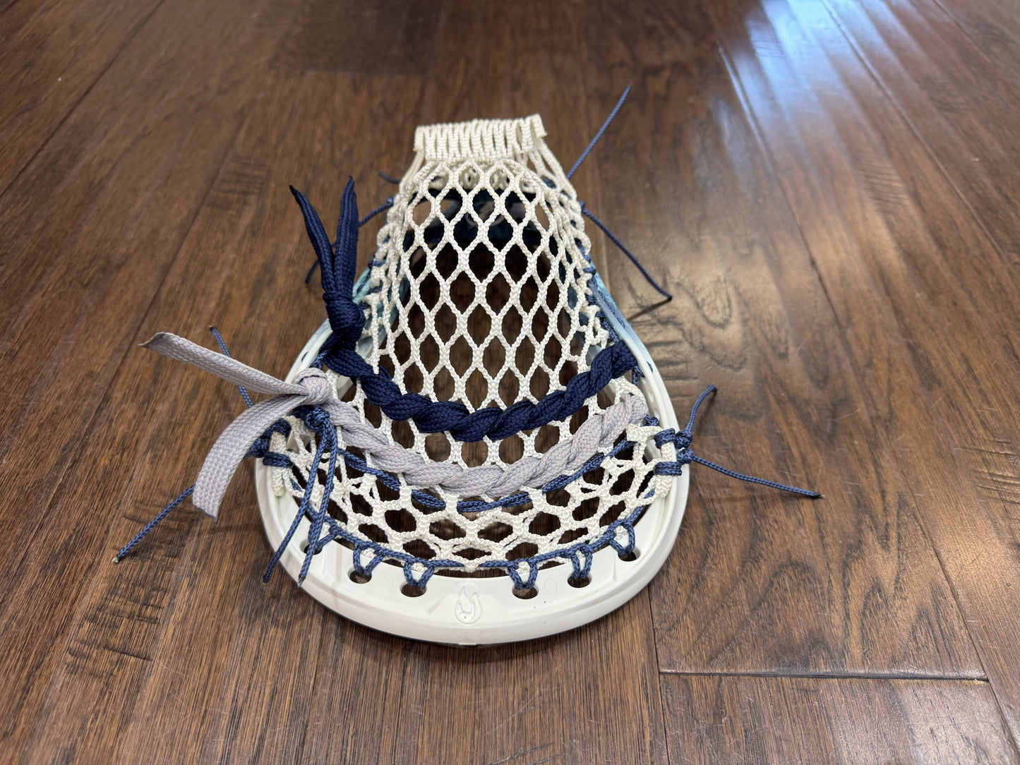 Signature Contract Pro Defense | Tampa Bay Lightning Bottom Fade + Marbling + Logo | 10D Mesh | Strung