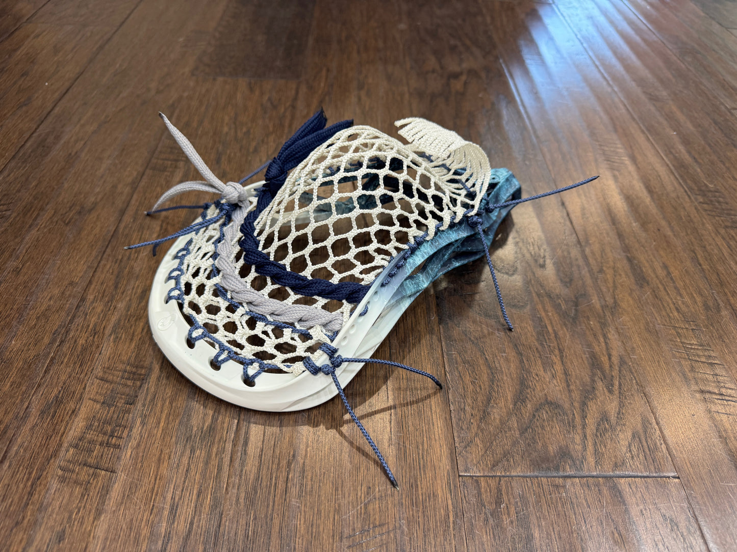 Signature Contract Pro Defense | Tampa Bay Lightning Bottom Fade + Marbling + Logo | 10D Mesh | Strung