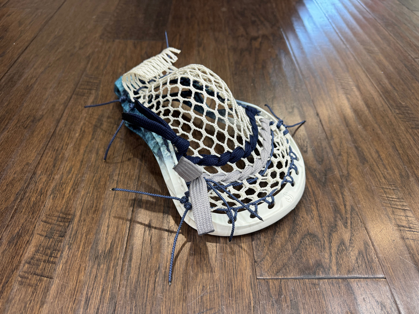 Signature Contract Pro Defense | Tampa Bay Lightning Bottom Fade + Marbling + Logo | 10D Mesh | Strung
