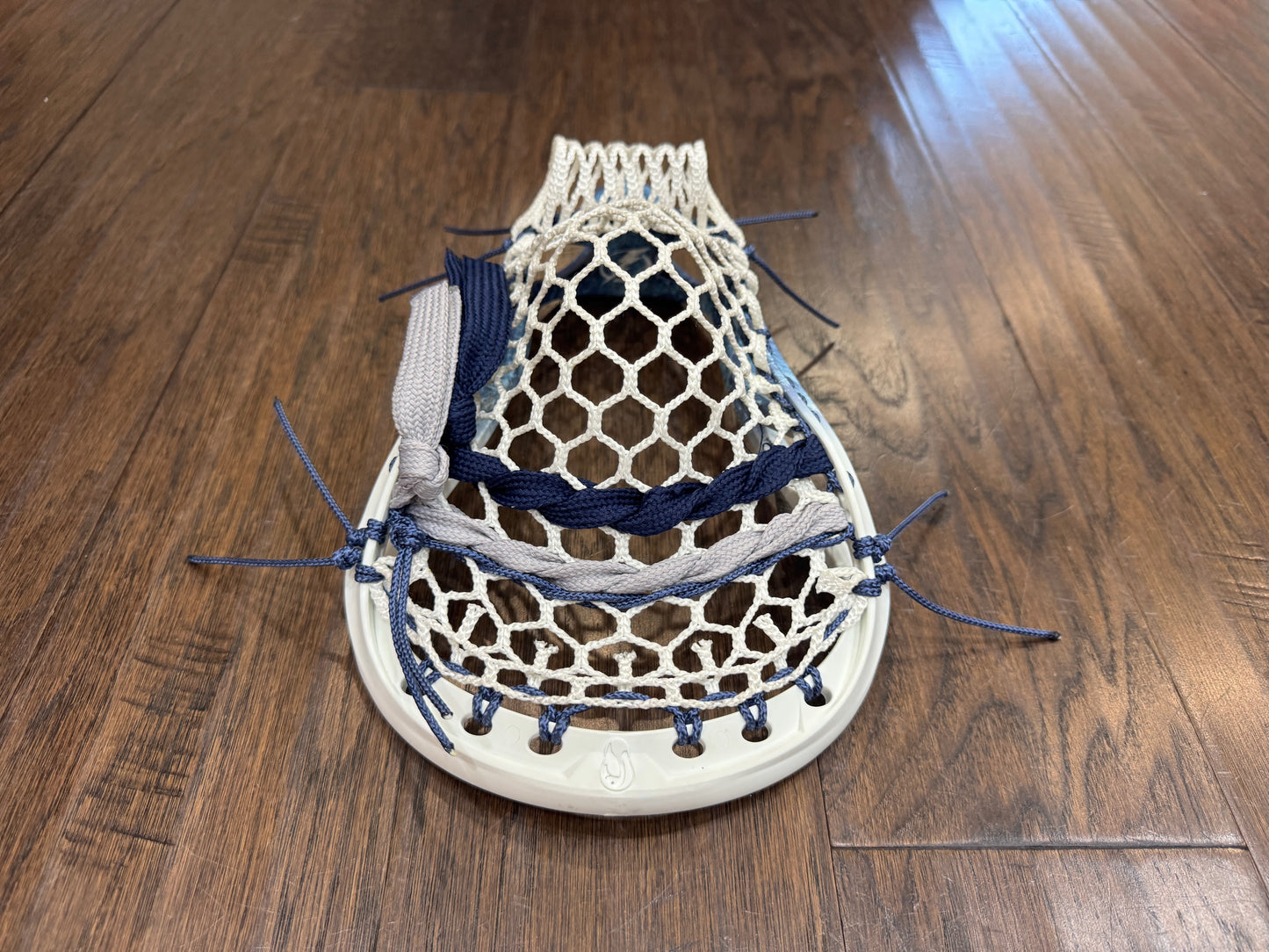 Signature Contract Pro Defense | Tampa Bay Lightning Bottom Fade + Marbling + Logo | 7D Mesh | Strung