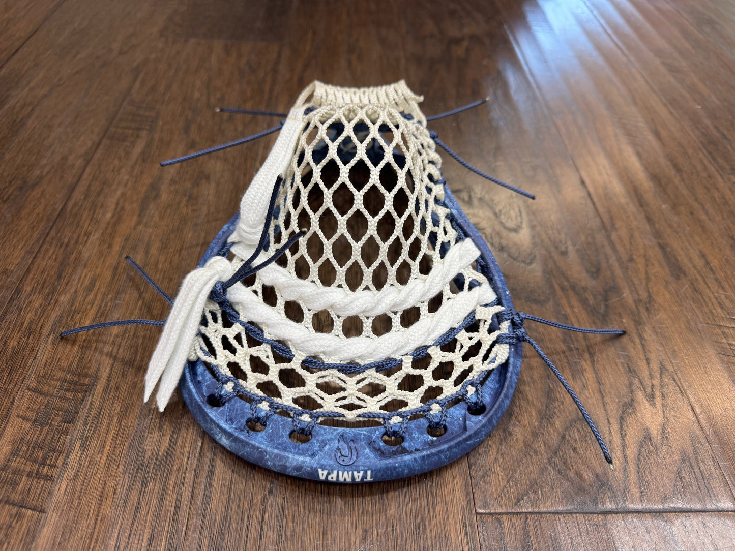 Signature Contract Pro Defense | Tampa Bay Lightning Solid + Marbling + Logo | 10D Mesh | Strung