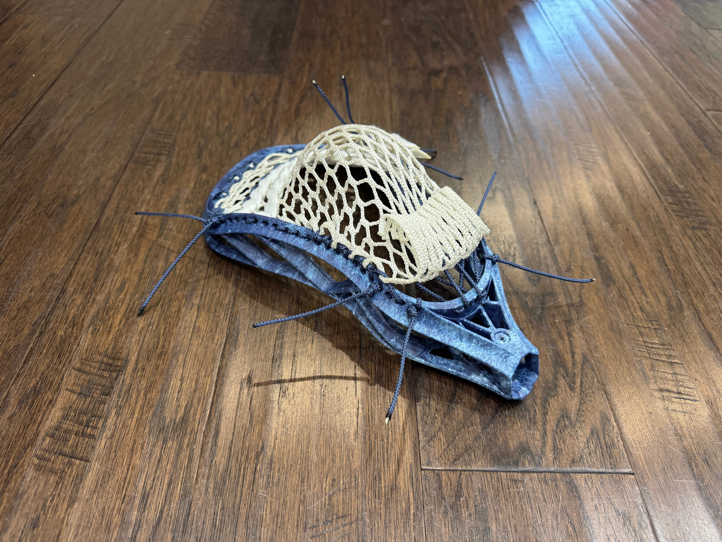 Signature Contract Pro Defense | Tampa Bay Lightning Solid + Marbling + Logo | 10D Mesh | Strung