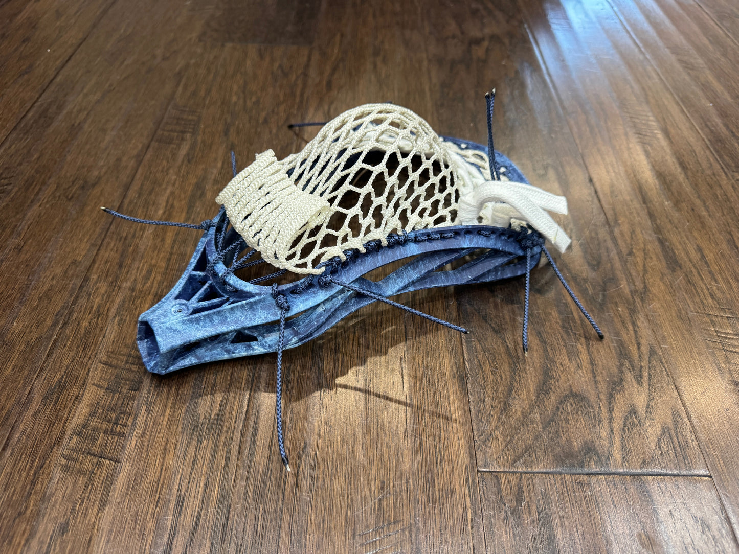 Signature Contract Pro Defense | Tampa Bay Lightning Solid + Marbling + Logo | 10D Mesh | Strung