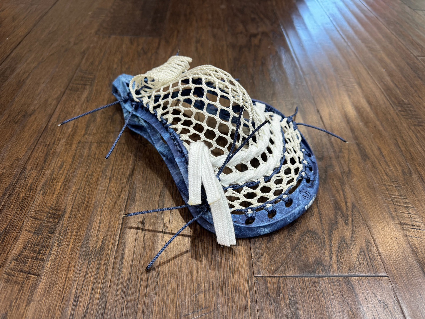 Signature Contract Pro Defense | Tampa Bay Lightning Solid + Marbling + Logo | 10D Mesh | Strung