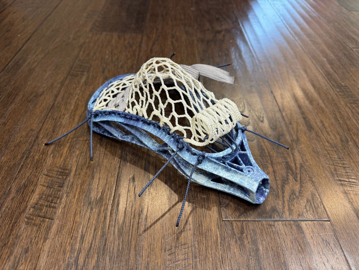Signature Contract Pro Defense | Tampa Bay Lightning Solid + Marbling + Logo | 7D Mesh | Strung