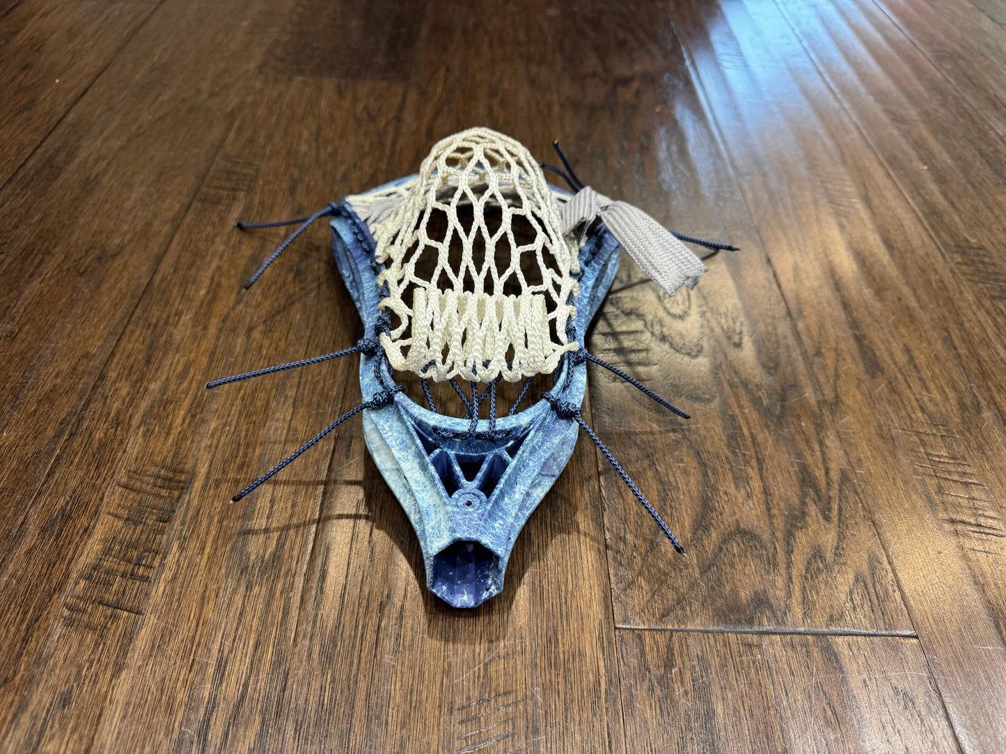 Signature Contract Pro Defense | Tampa Bay Lightning Solid + Marbling + Logo | 7D Mesh | Strung