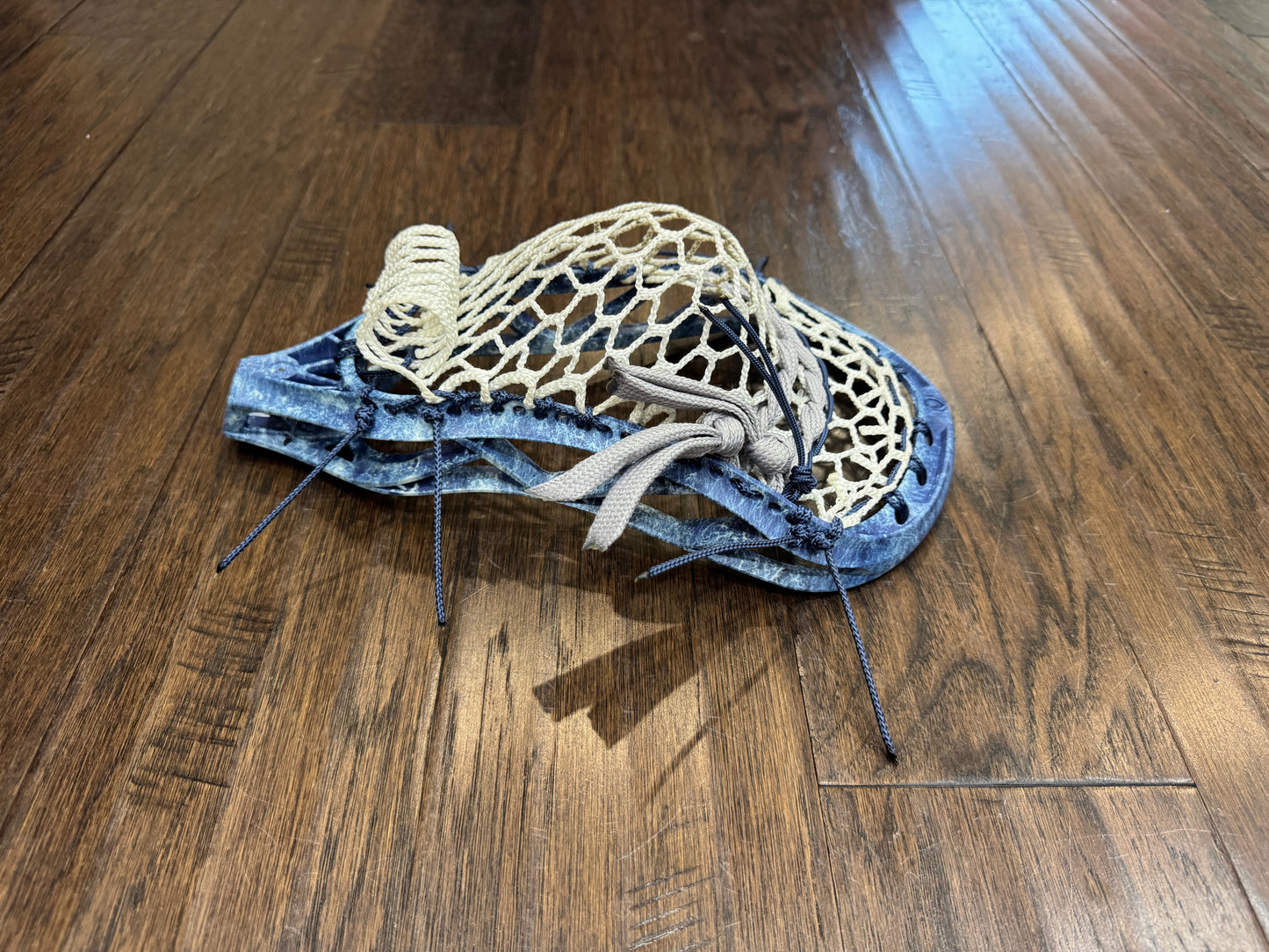Signature Contract Pro Defense | Tampa Bay Lightning Solid + Marbling + Logo | 7D Mesh | Strung