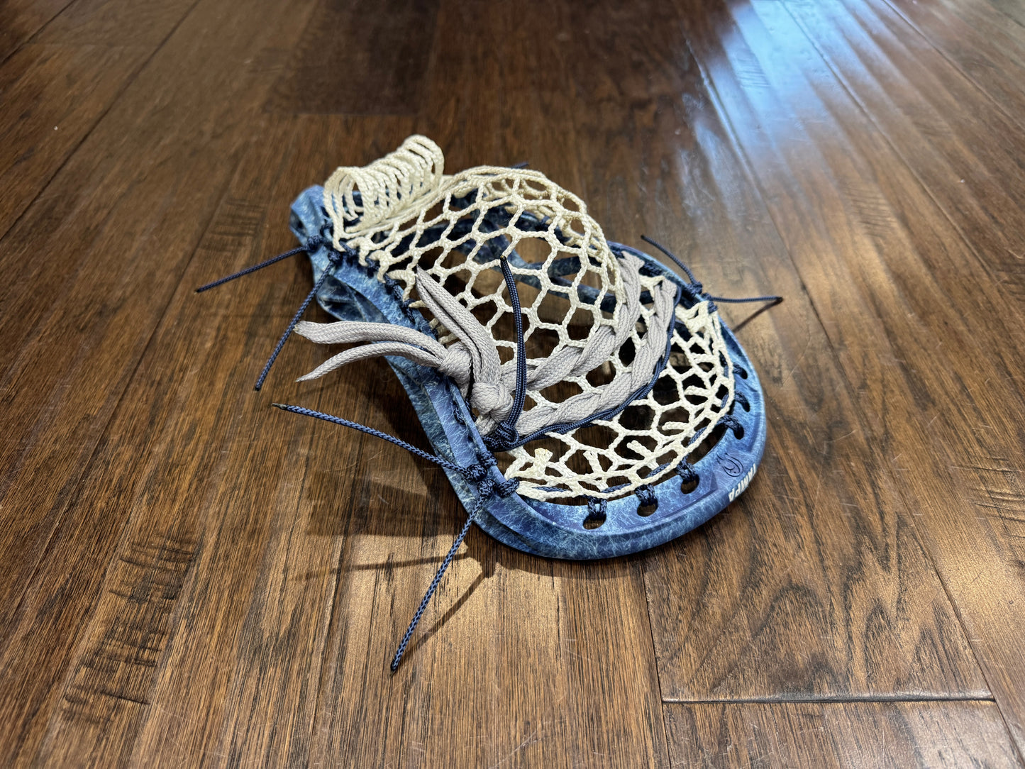 Signature Contract Pro Defense | Tampa Bay Lightning Solid + Marbling + Logo | 7D Mesh | Strung