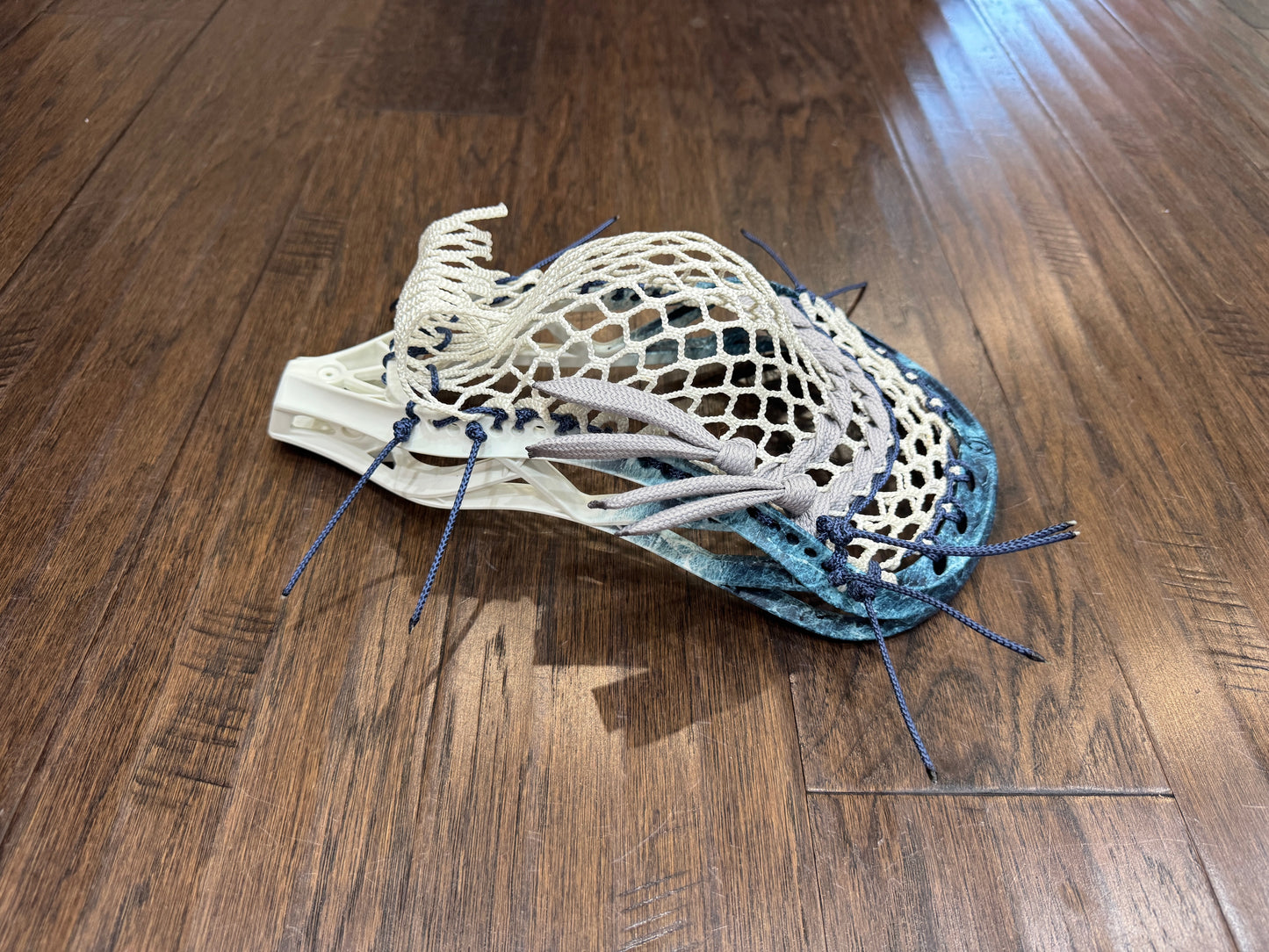 Signature Contract Pro Defense | Tampa Bay Lightning Top Fade + Marbling + Logo | 10D Mesh | Strung