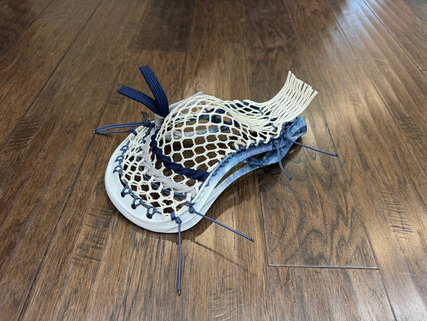 Signature Contract Universal | Tampa Bay Lightning Bottom Fade + Marbling + Logo | 10D Mesh | Strung