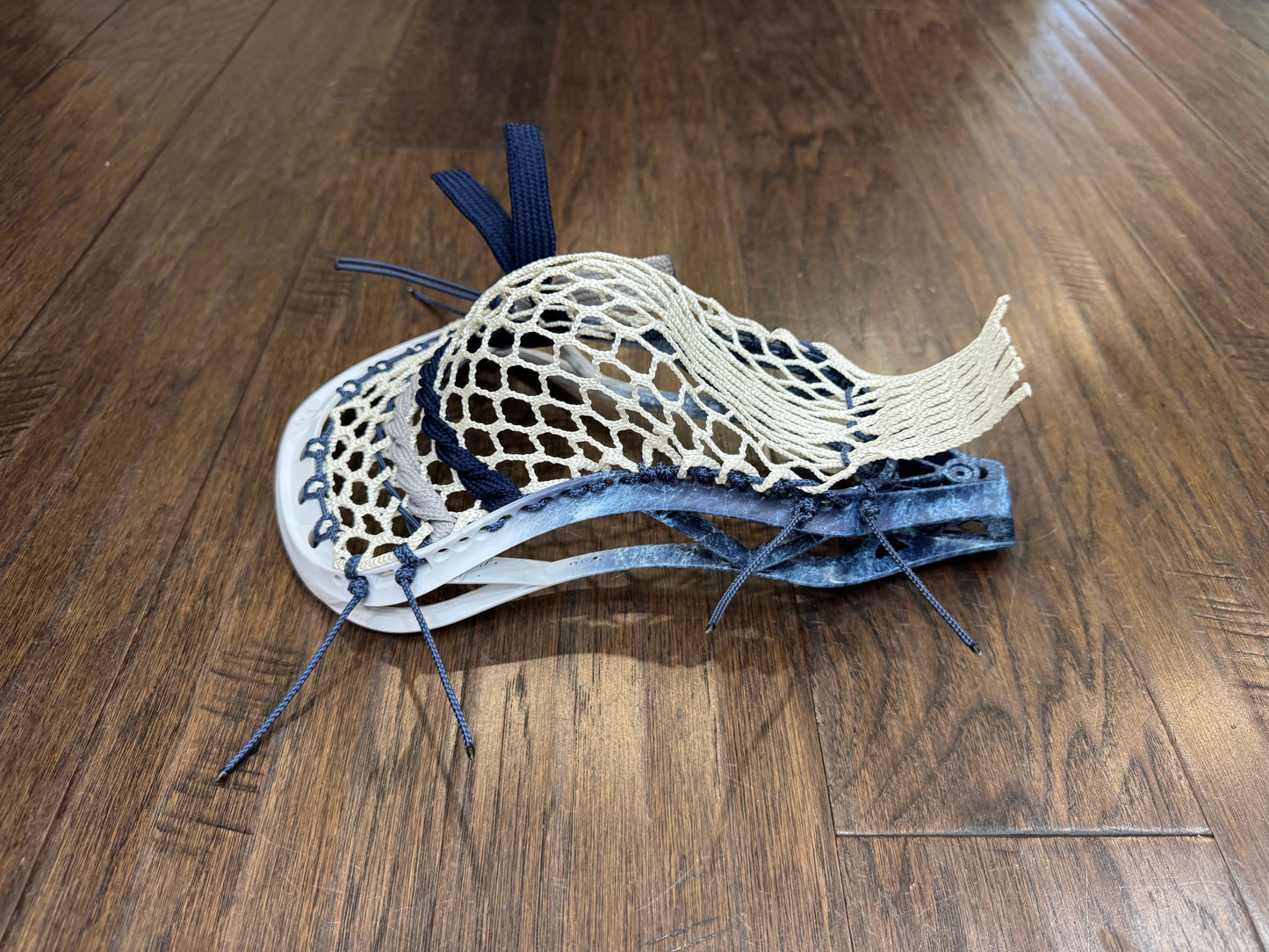 Signature Contract Universal | Tampa Bay Lightning Bottom Fade + Marbling + Logo | 10D Mesh | Strung