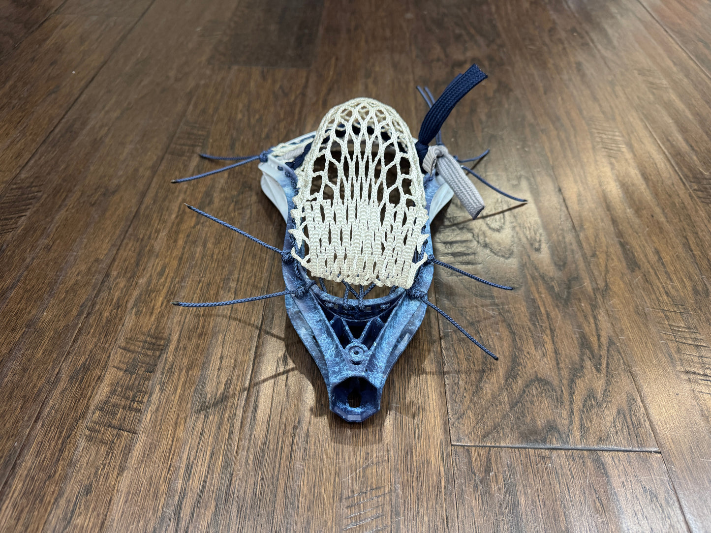 Signature Contract Universal | Tampa Bay Lightning Bottom Fade + Marbling + Logo | 10D Mesh | Strung
