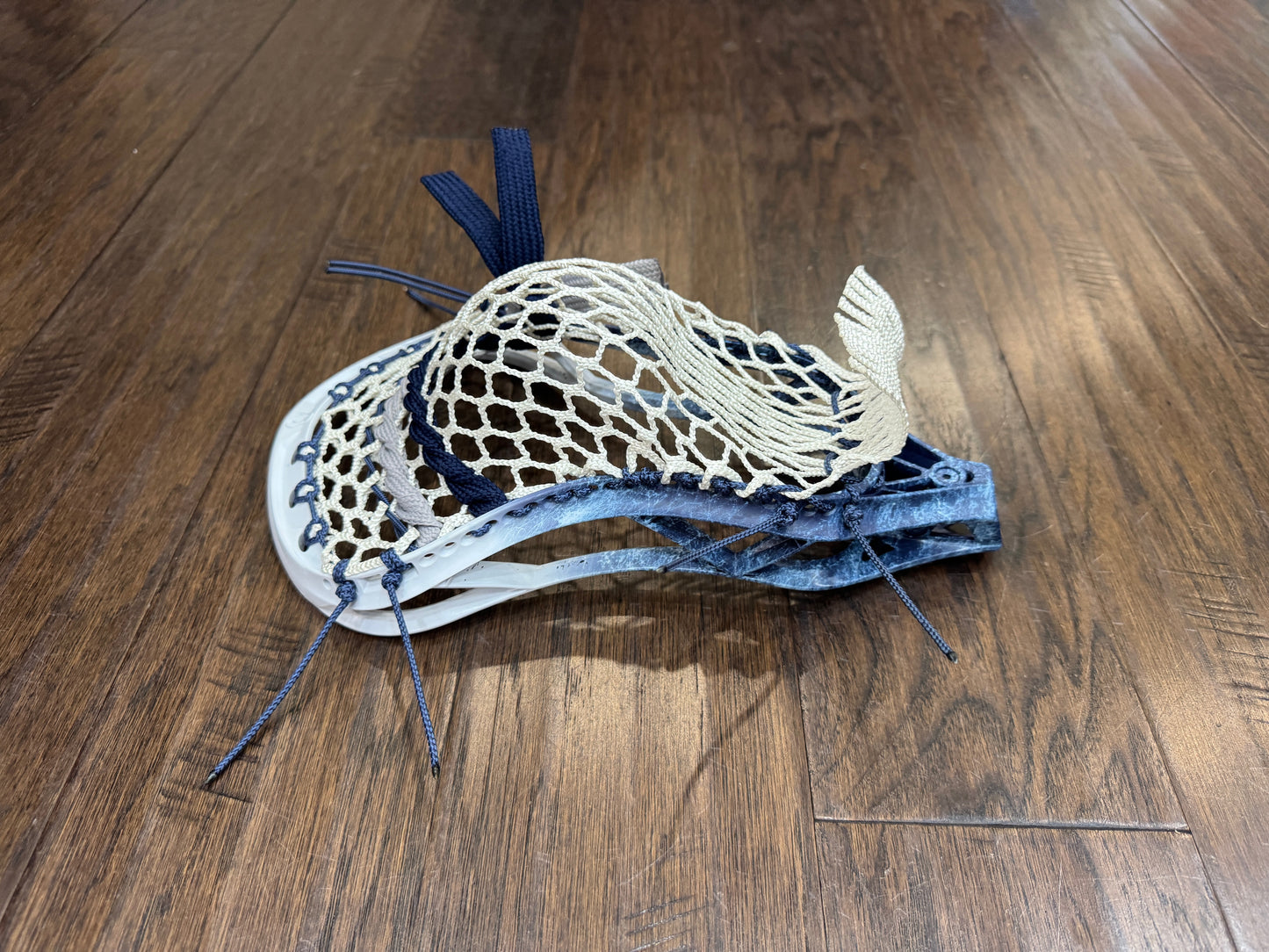 Signature Contract Universal | Tampa Bay Lightning Bottom Fade + Marbling + Logo | 10D Mesh | Strung