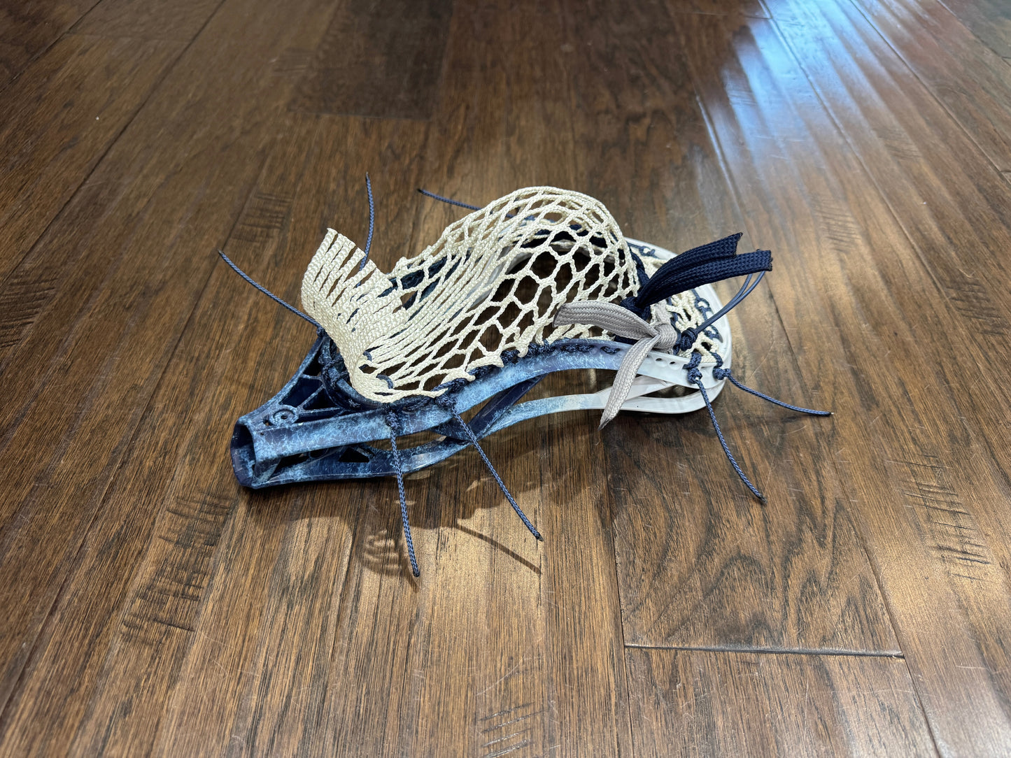 Signature Contract Universal | Tampa Bay Lightning Bottom Fade + Marbling + Logo | 10D Mesh | Strung