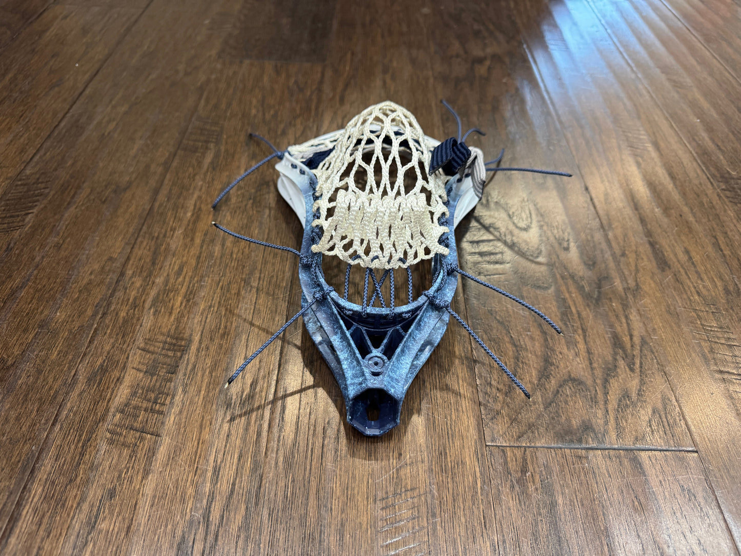 Signature Contract Universal | Tampa Bay Lightning Bottom Fade + Marbling + Logo | 7D Mesh | Strung