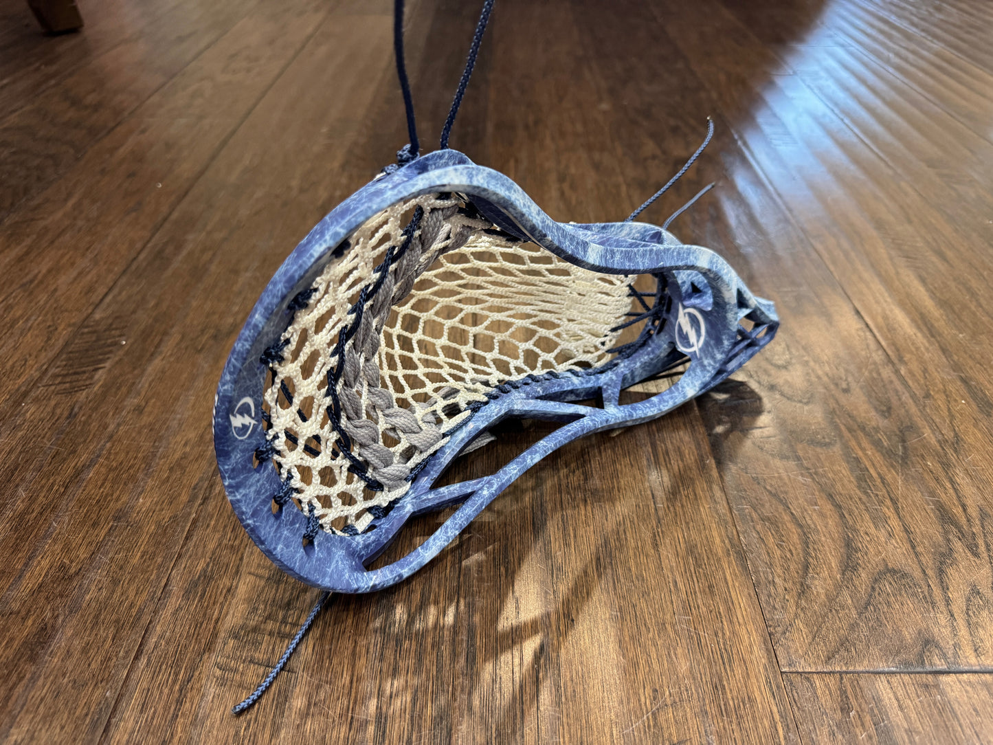 Signature Contract Universal | Tampa Bay Lightning Solid + Marbling + Logo | 10D Mesh | Strung