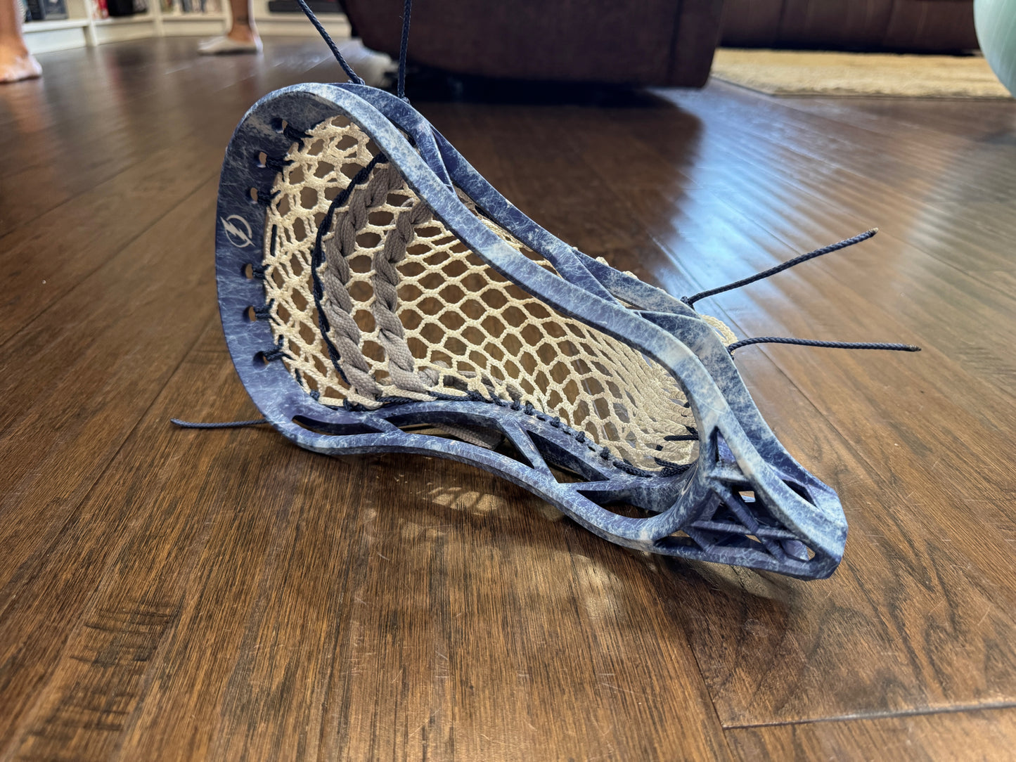 Signature Contract Universal | Tampa Bay Lightning Solid + Marbling + Logo | 10D Mesh | Strung