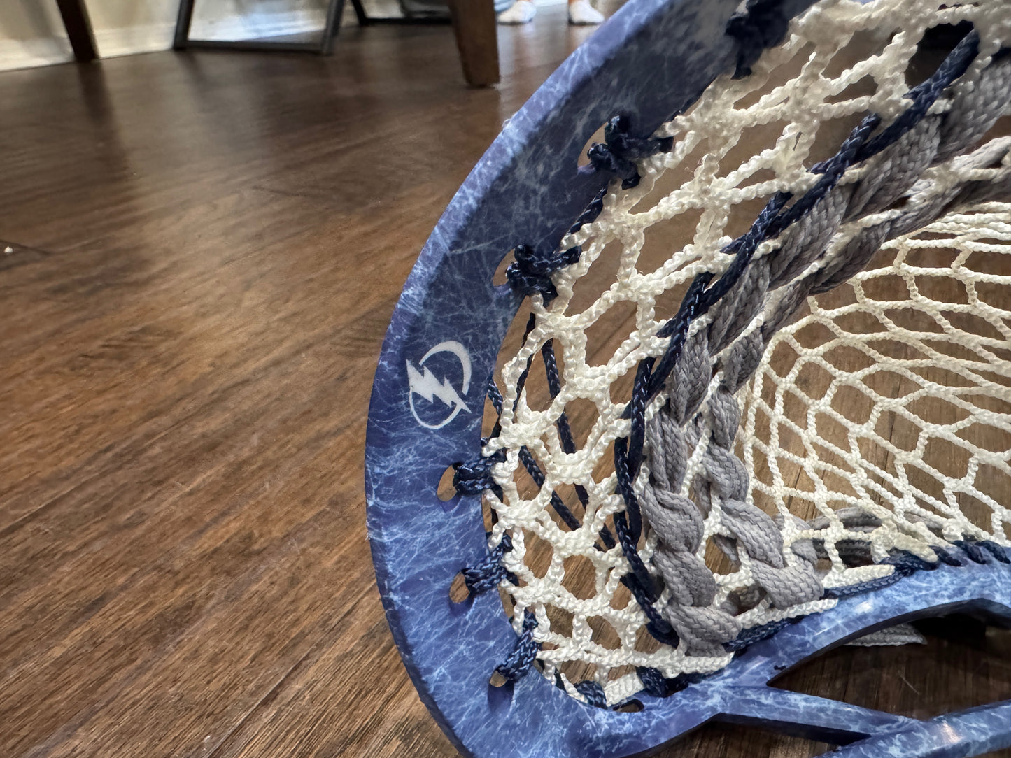 Signature Contract Universal | Tampa Bay Lightning Solid + Marbling + Logo | 10D Mesh | Strung