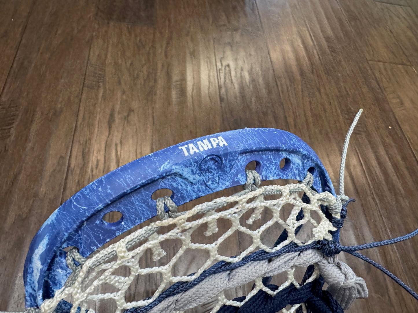 Signature Contract Universal | Tampa Bay Lightning Solid + Marbling + Logo | 7D Mesh | Strung