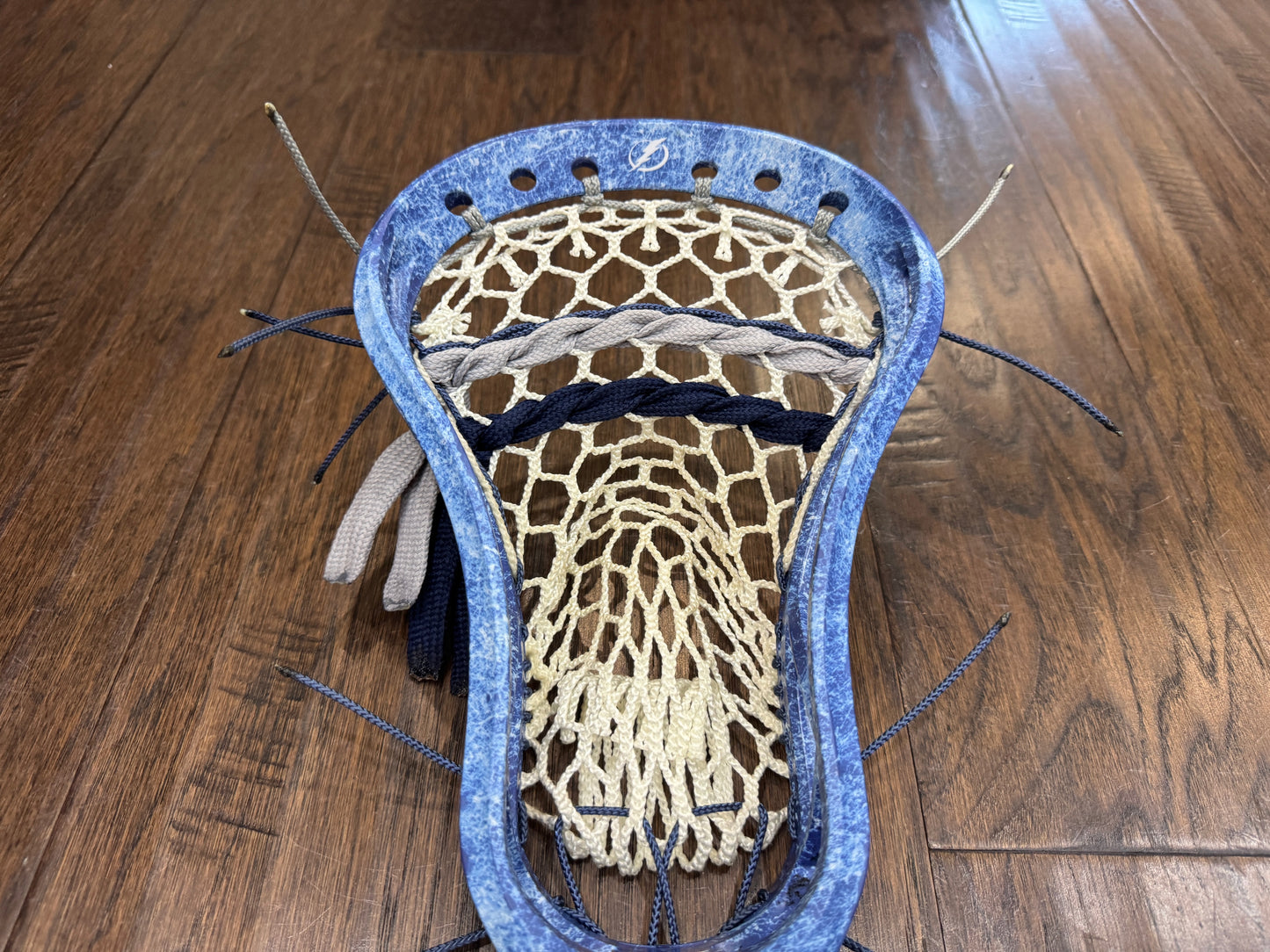 Signature Contract Universal | Tampa Bay Lightning Solid + Marbling + Logo | 7D Mesh | Strung