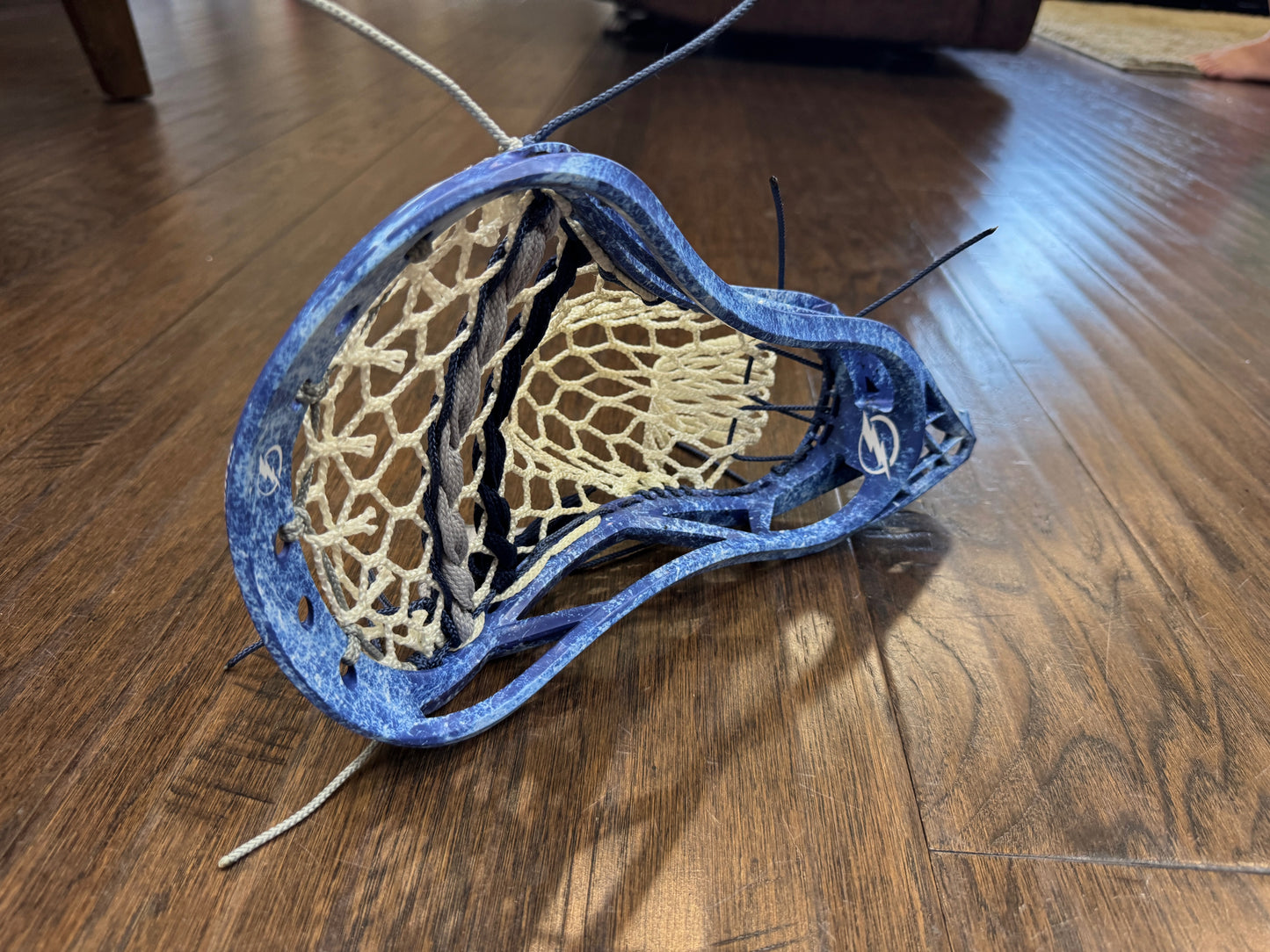 Signature Contract Universal | Tampa Bay Lightning Solid + Marbling + Logo | 7D Mesh | Strung