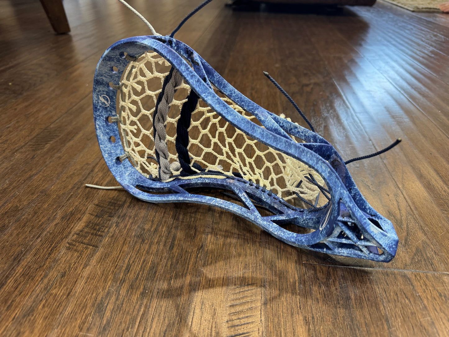 Signature Contract Universal | Tampa Bay Lightning Solid + Marbling + Logo | 7D Mesh | Strung