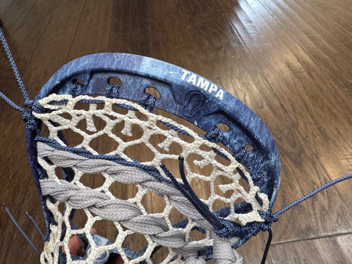 Signature Contract Universal | Tampa Bay Lightning Solid + Marbling + Logo | 7D Mesh | Strung