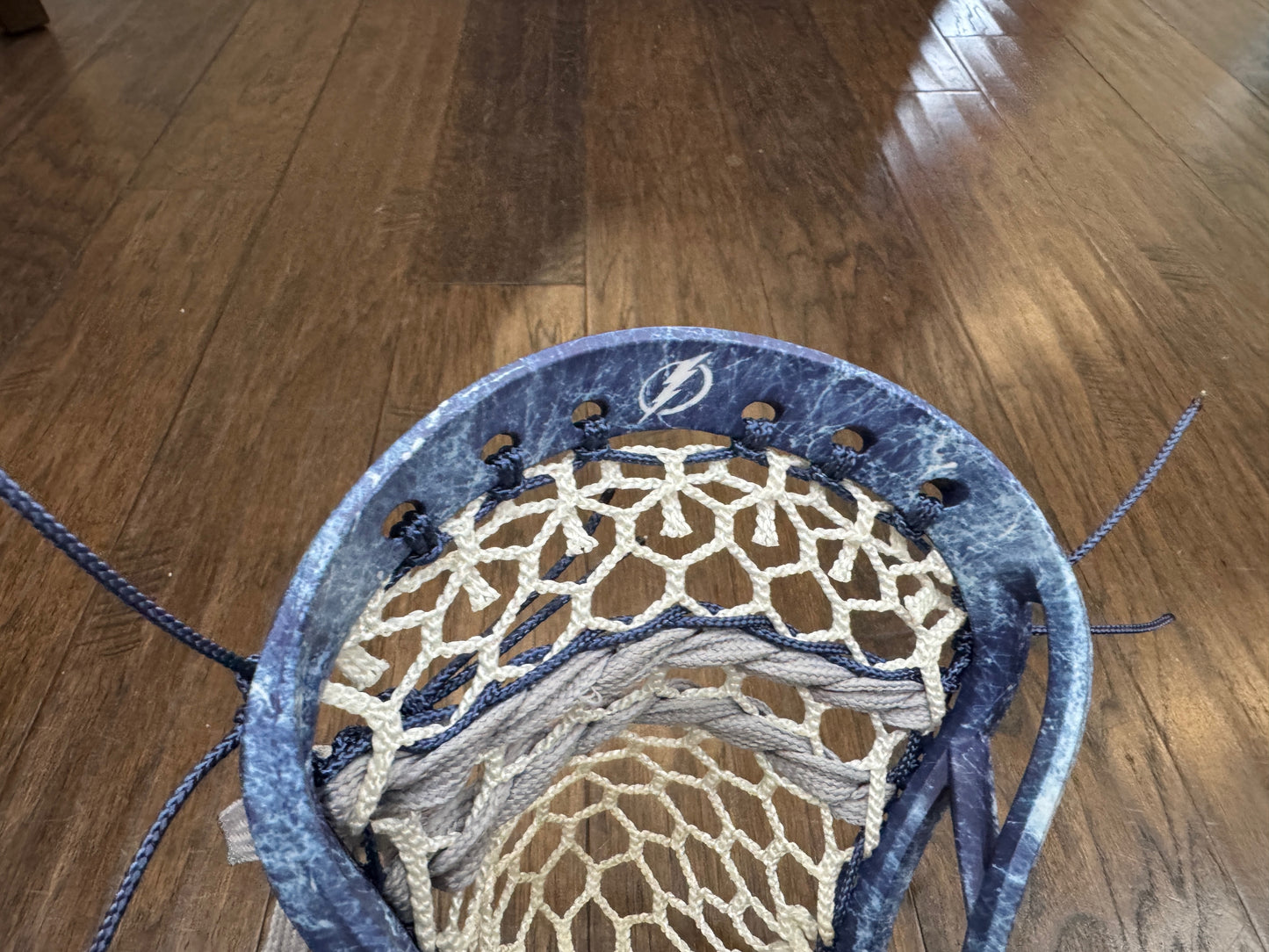 Signature Contract Universal | Tampa Bay Lightning Solid + Marbling + Logo | 7D Mesh | Strung