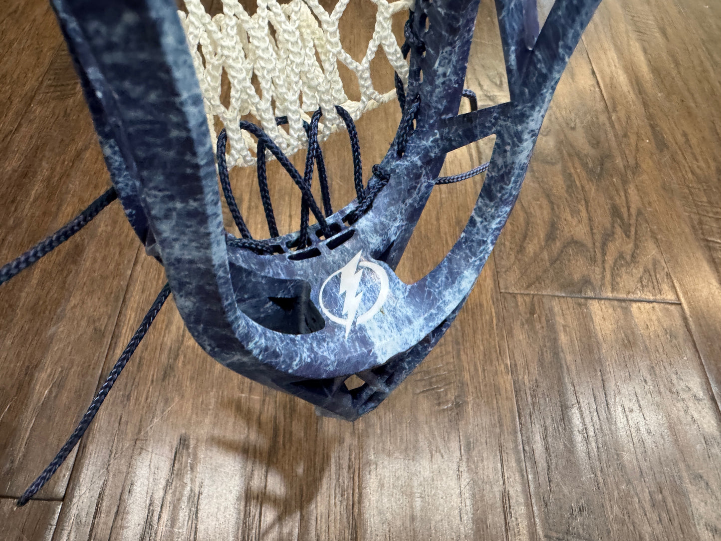 Signature Contract Universal | Tampa Bay Lightning Solid + Marbling + Logo | 7D Mesh | Strung