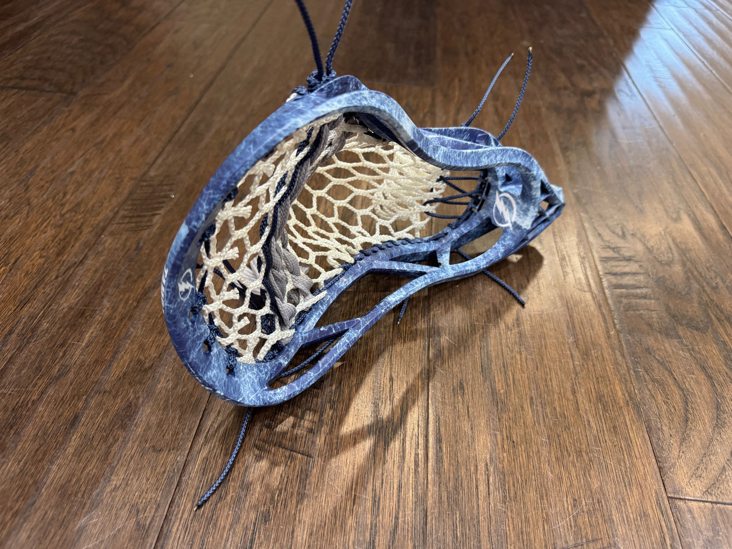 Signature Contract Universal | Tampa Bay Lightning Solid + Marbling + Logo | 7D Mesh | Strung